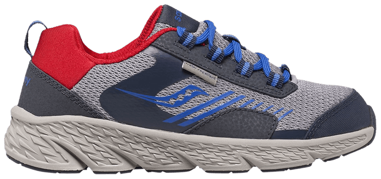Saucony Wind Shield Big Kid Navy Grey Red