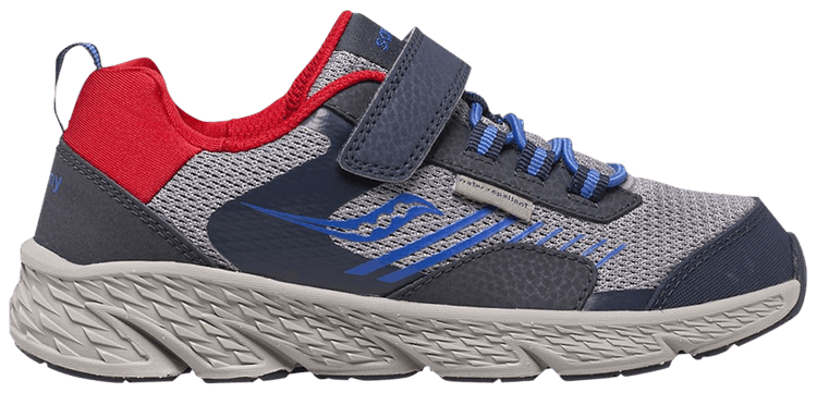 Saucony Wind Shield AC Big Kid Navy Grey Red