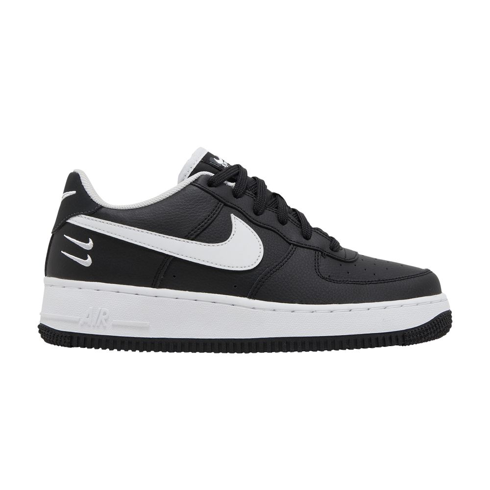 Pre-owned Nike Air Force 1 Ho20 Bg 'dual Swoosh - Black' | Kid's Size 6