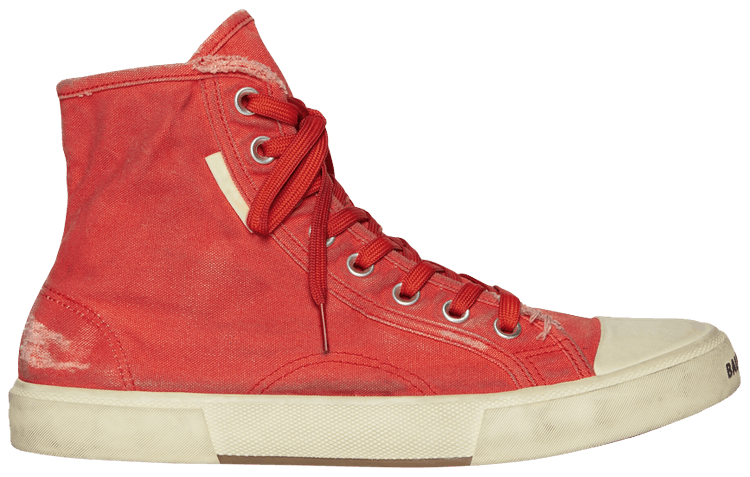 Balenciaga Wmns Paris High Destroyed   Red