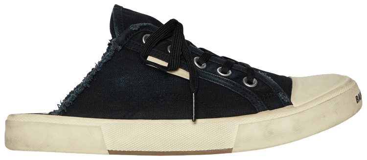 Balenciaga Paris Sneaker Mule Destroyed   Black