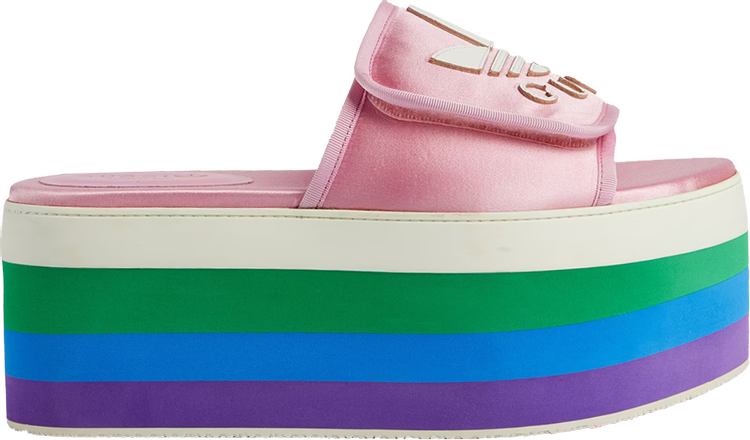 Adidas x Gucci Wmns Platform Sandal 'Pink Silk'