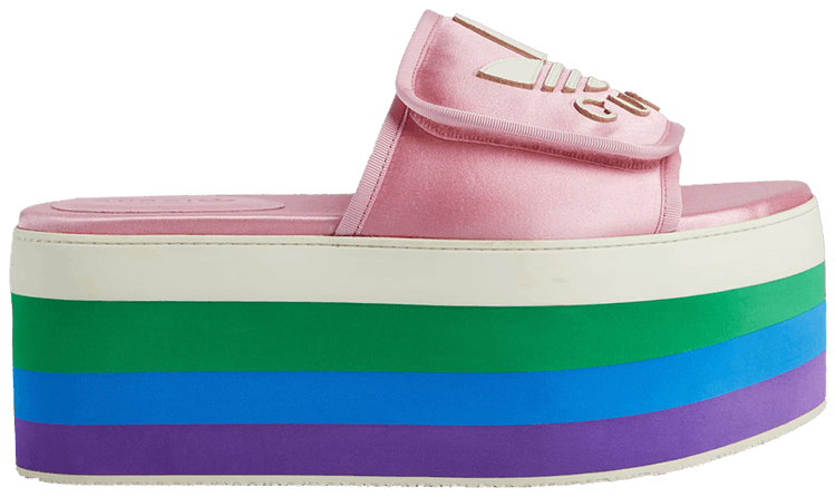 ☆ ADIDAS x GUCCI Platform Sandal WMNS 厚底サンダル ☆ Buy Adidas x Gucci Wmns Platform Sandal 'Pink Silk' - 702294