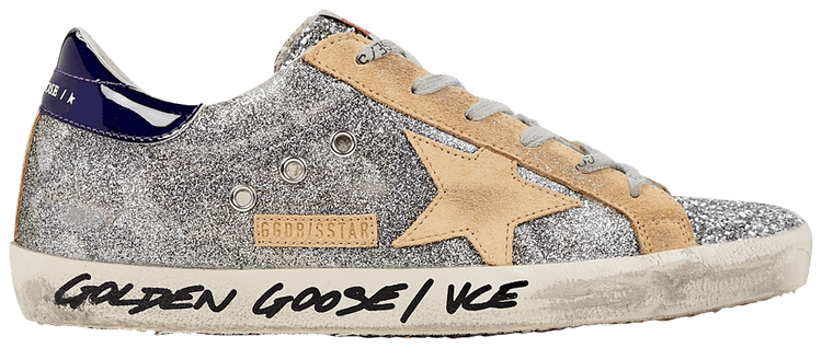 Golden Goose Wmns Superstar 'Camo Glitter - Silver'