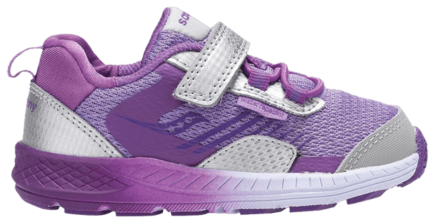 Saucony Wind Shield AC Big Kid Silver Purple