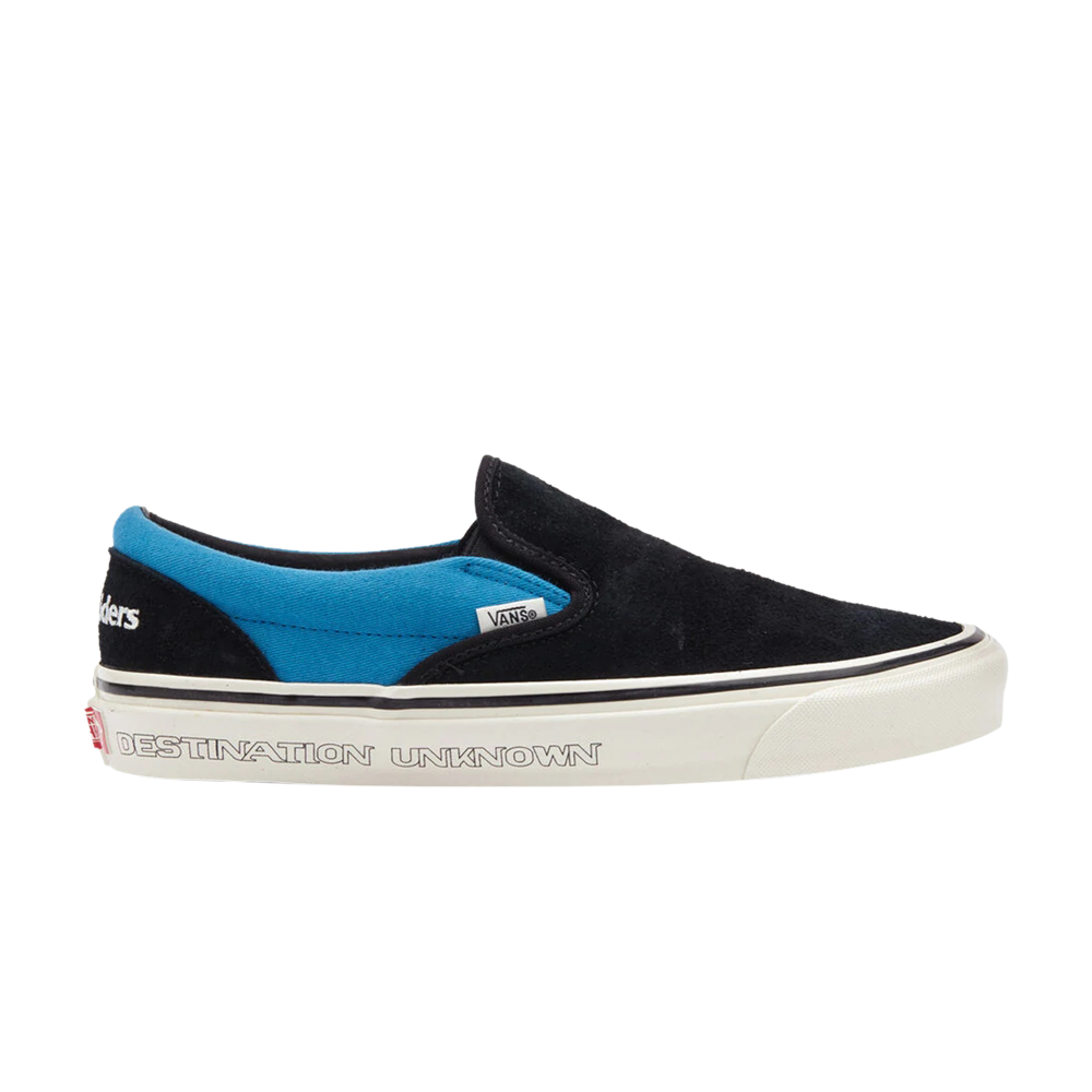 Pre-owned Vans Liberaiders X Classic Slip-on 98 Dx 'destination Unknown' In Black
