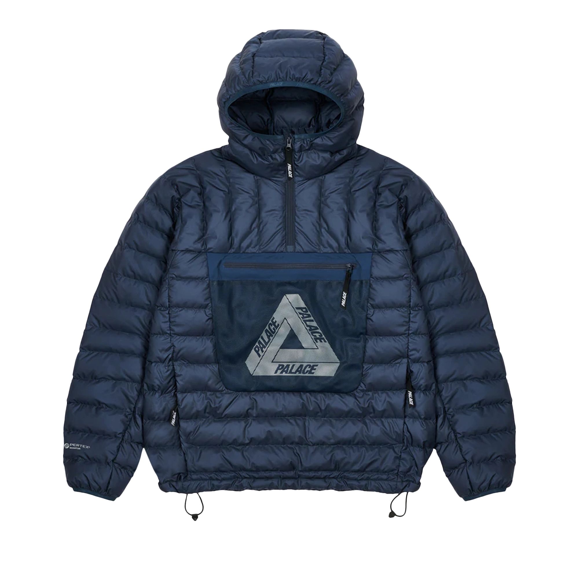 Pre-owned Palace Pertex Q-lite Down Jacket 'navy' | Blue | Men's Size M