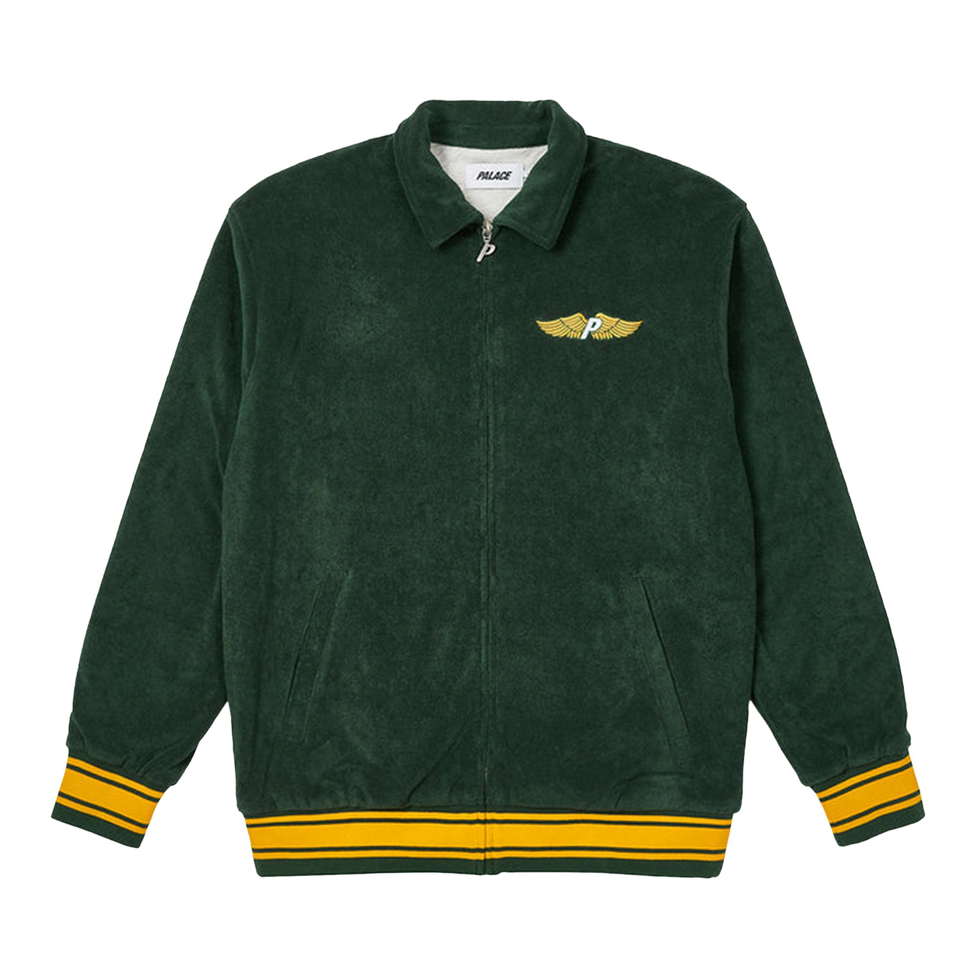 Pre-owned Palace Towelling Jacket 'green' | Men's Size M