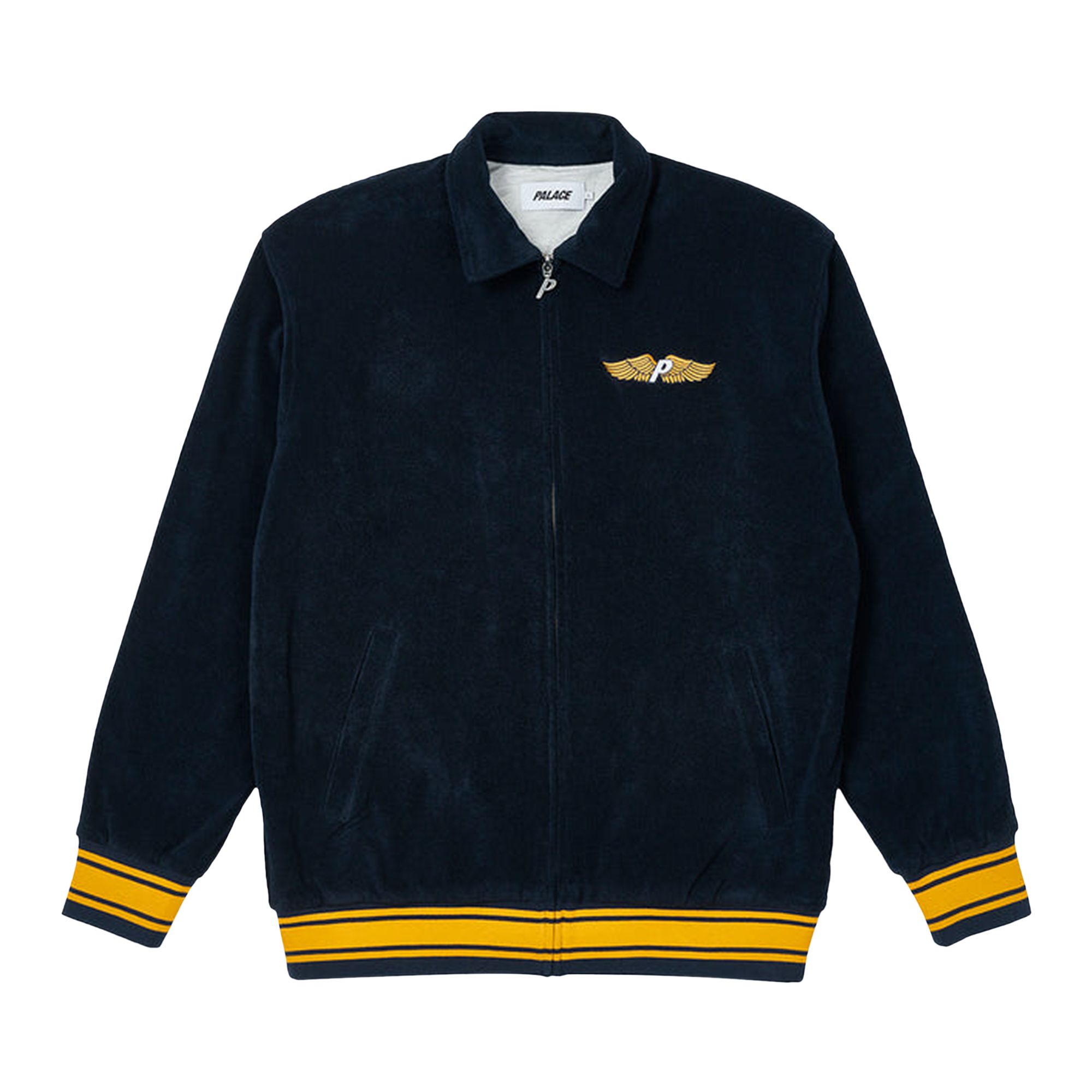 Pre-owned Palace Towelling Jacket 'navy' | Blue | Men's Size L