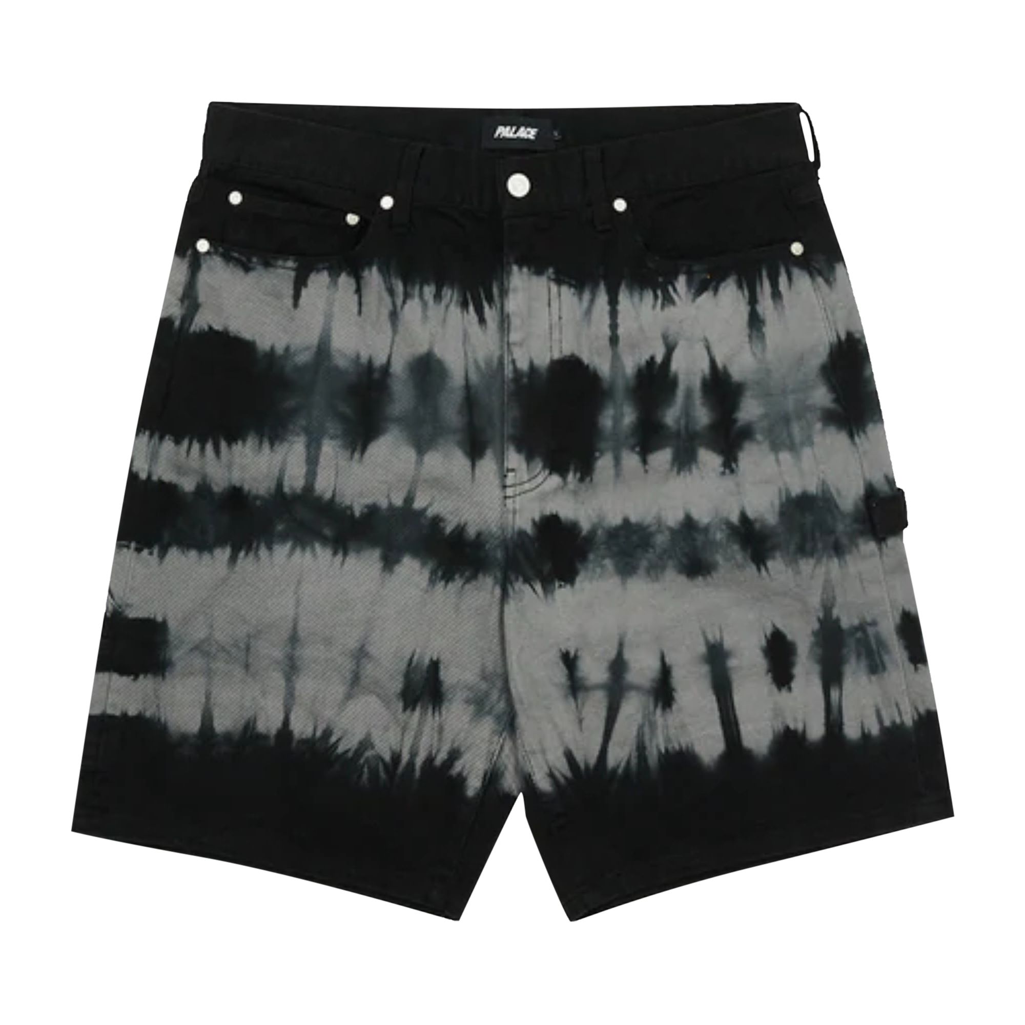 Pre-owned Palace Tie-dye Shorts 'black' | Men's Size 34