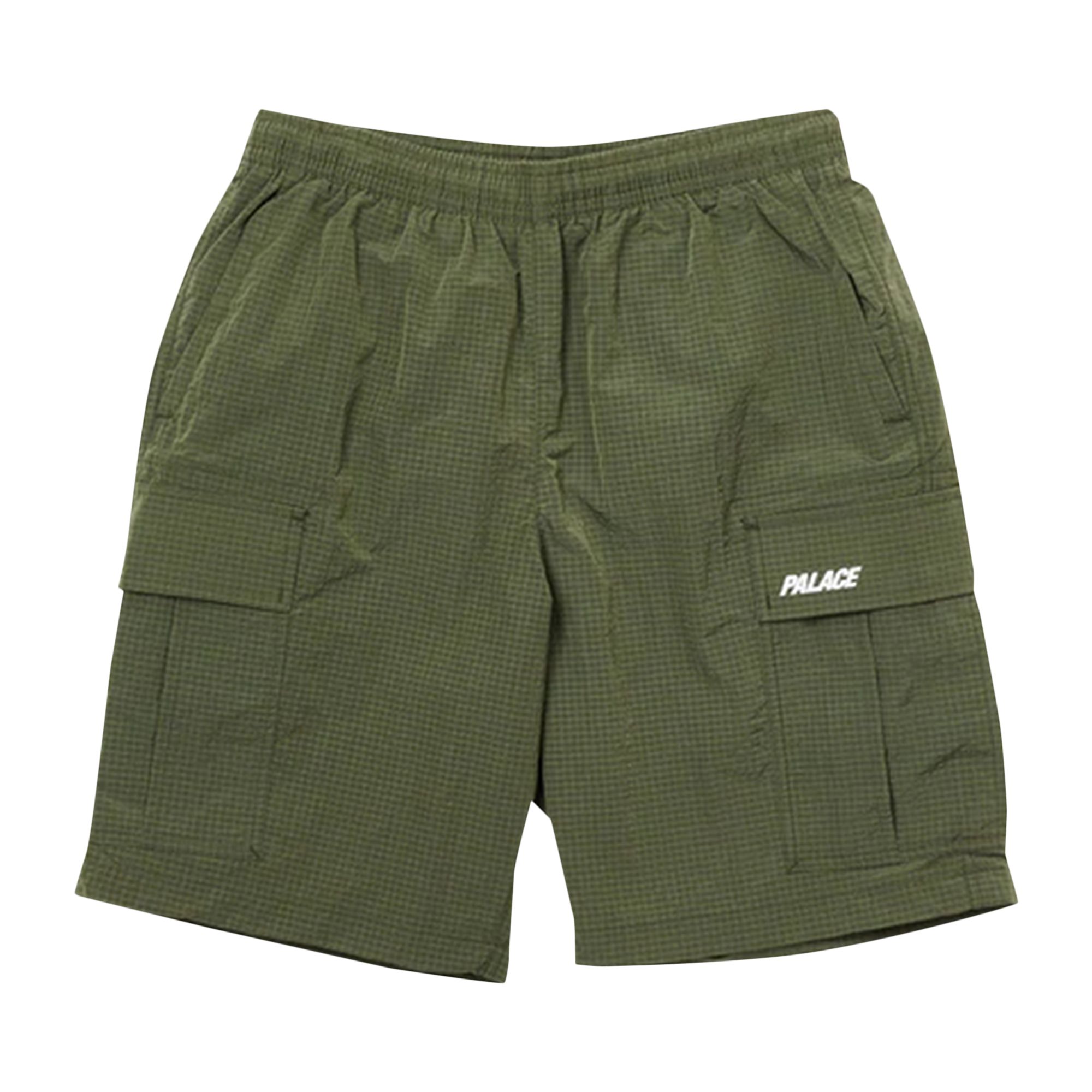 Pre-owned Palace Cargo Shell Shorts 'olive' | Green | Men's Size L