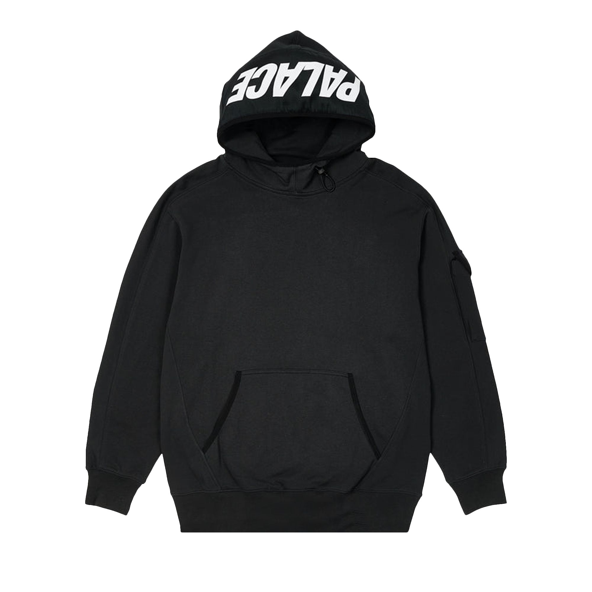 Pre-owned Palace Giant Woven Label Hood 'black' | Men's Size M