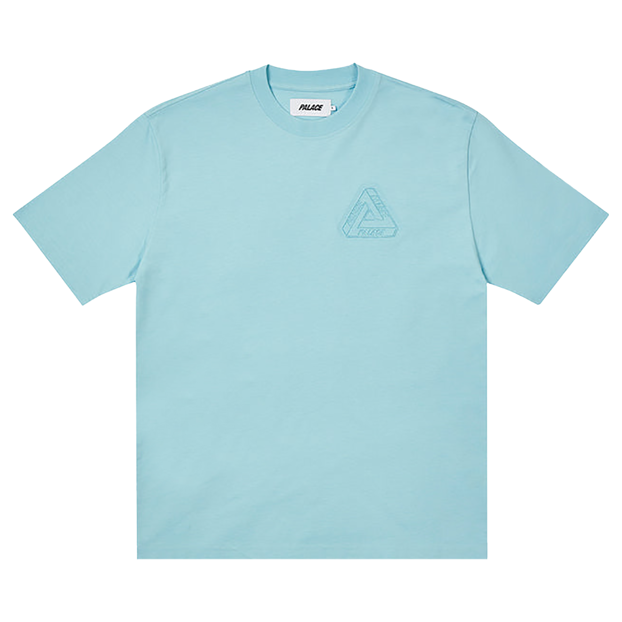 Pre-owned Palace Tri-ferg Embossed T-shirt 'light Blue'