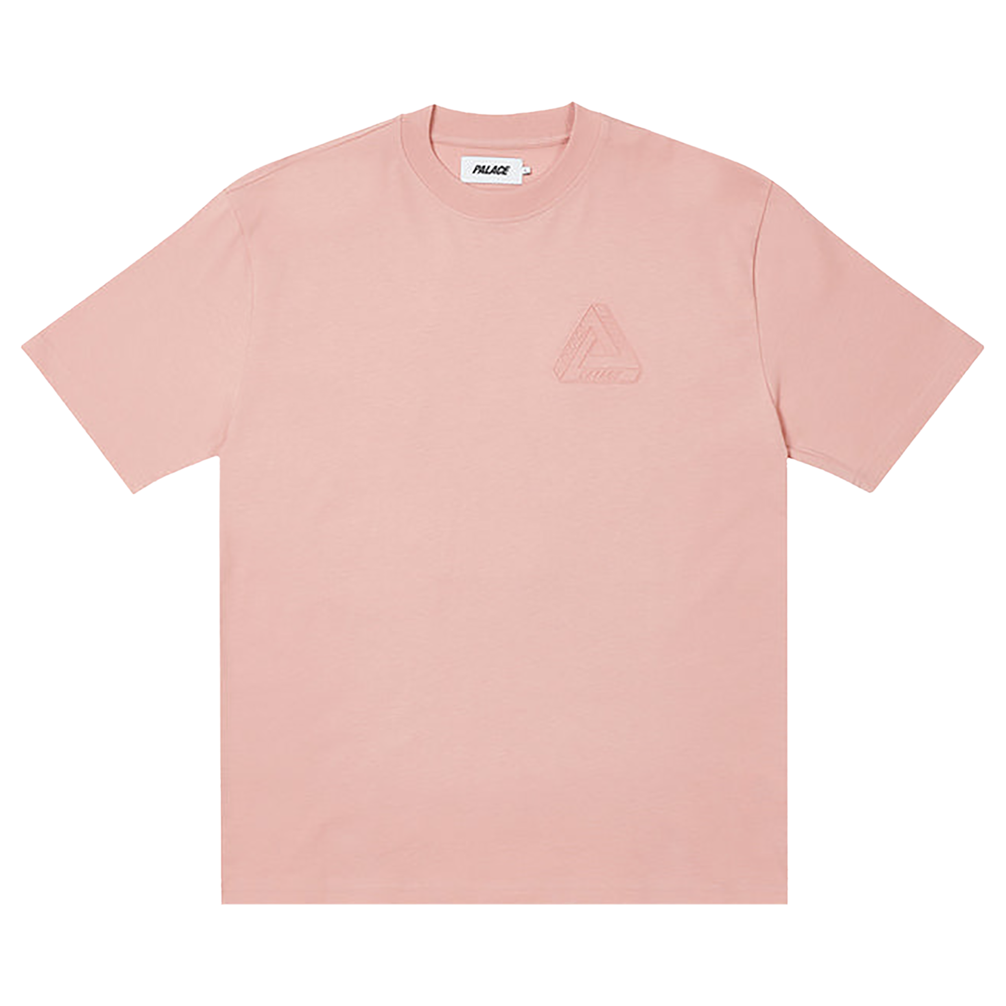 Pre-owned Palace Tri-ferg Embossed T-shirt 'pink'
