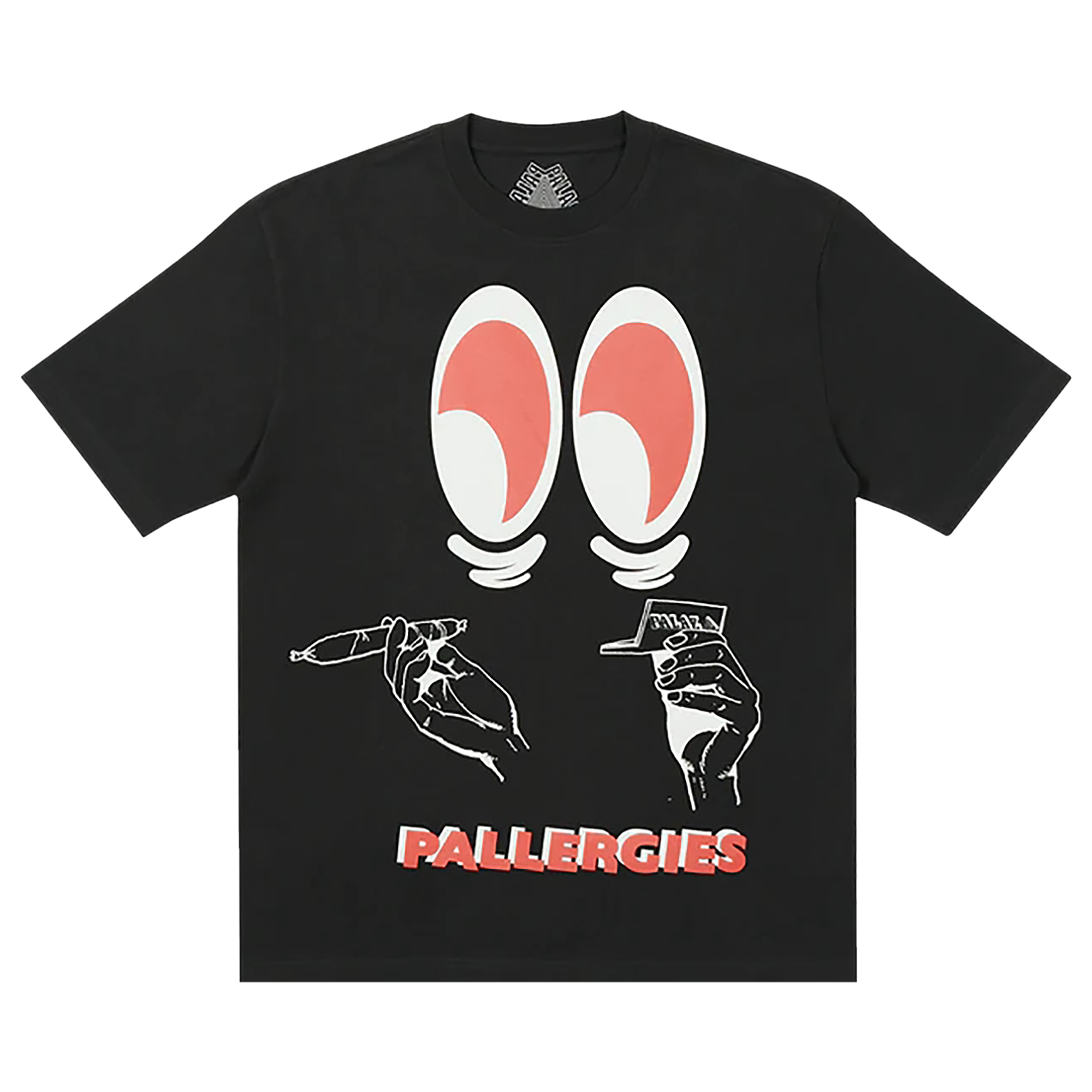 Pre-owned Palace Pallergies T-shirt 'black'