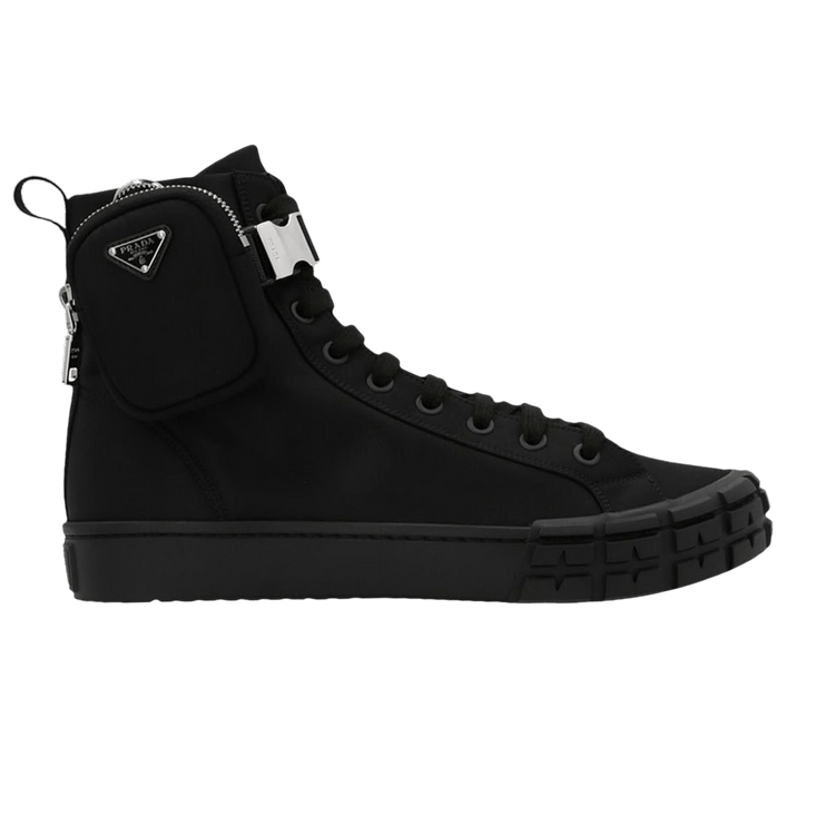 Size 10.0 Prada Wheel Re-Nylon High 'Black'