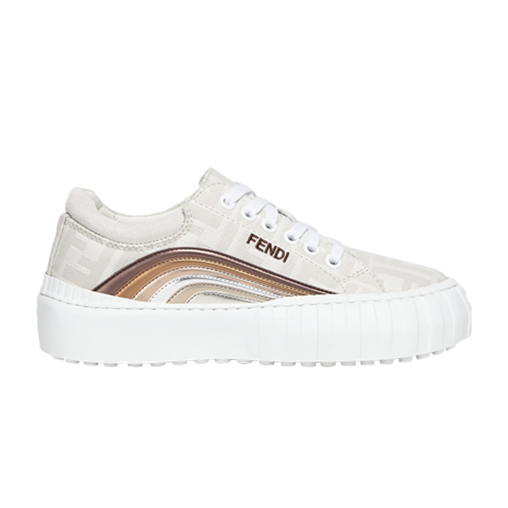 Pre-owned Fendi Wmns Force 'white Brown'