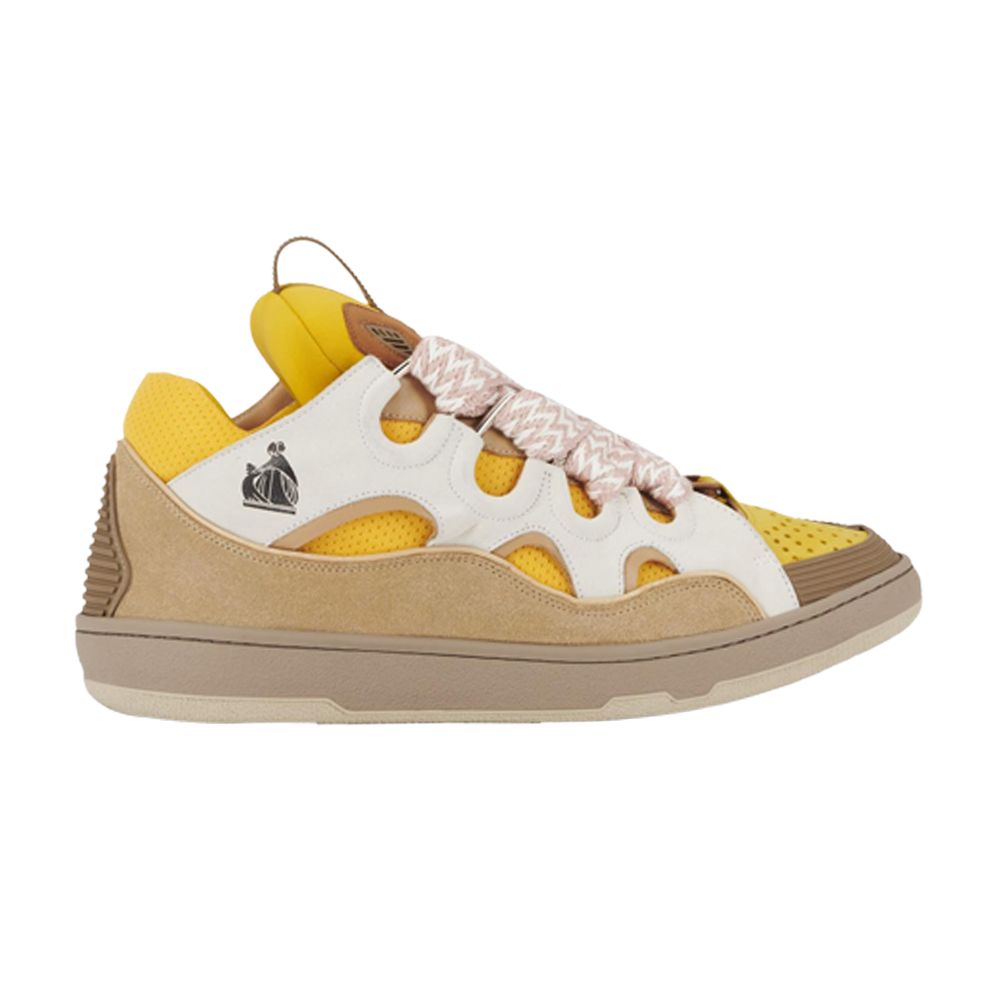 Lanvin Lanvin Curb Sneakers 'Beige' | Brown | Men's Size 41