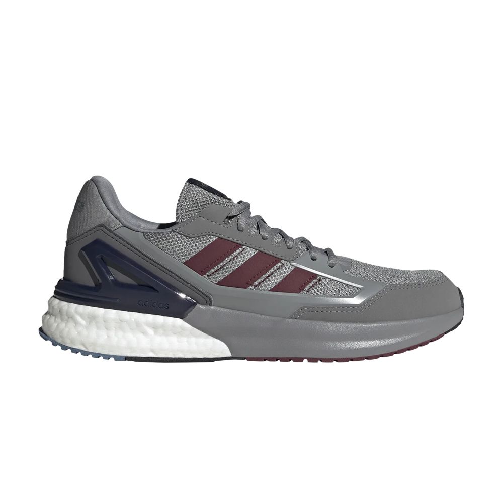 ADIDAS ORIGINALS NEBZED SUPER BOOST 'GREY BURGUNDY'