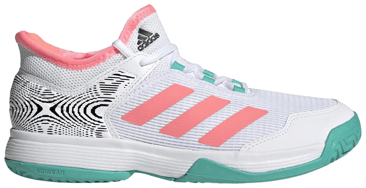 Adidas Adizero Ubersonic 4 J White Acid Red
