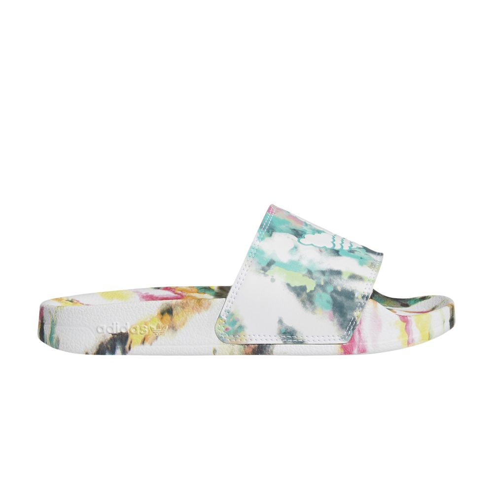 Pre-owned Adidas Originals Adidas Adilette Lite Slide J 'tie Dye' | Multi-color | Kid's Size 6