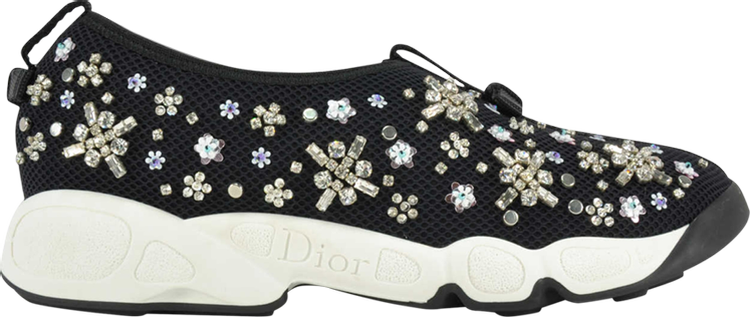 Dior Wmns Fusion 'Crystal Embroidery - Noir'