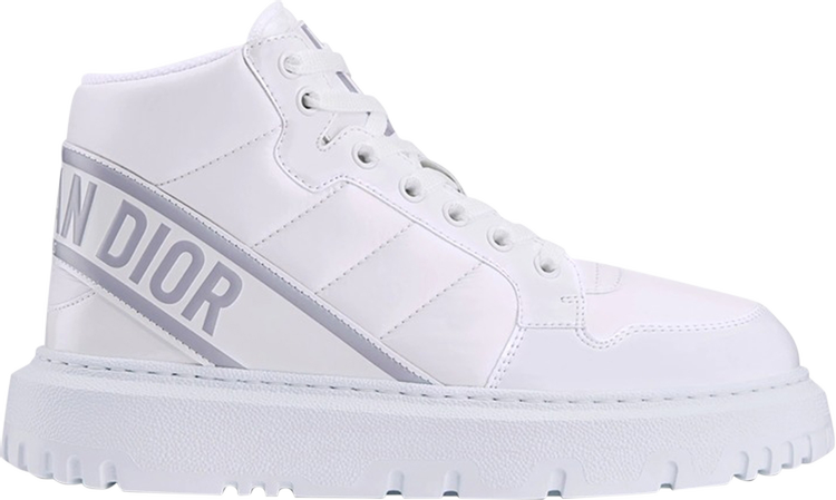Dior Wmns D-Player 'Quilted Nylon - White Grey'