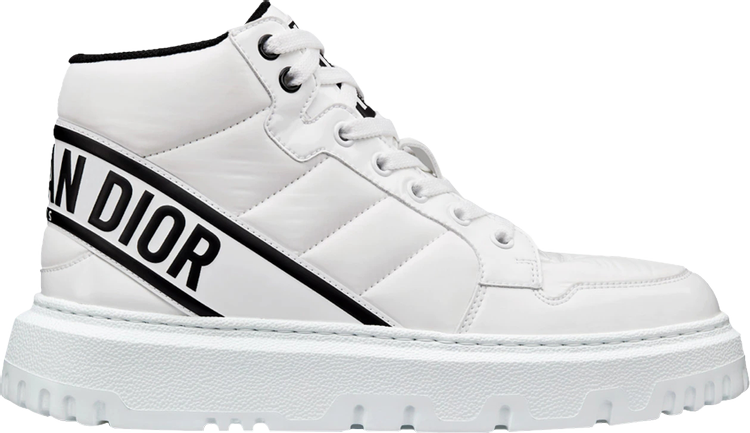 Dior Wmns D-Player 'Quilted Nylon - White Black'