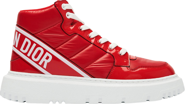 Dior Wmns D-Player 'Quilted Nylon - Red'