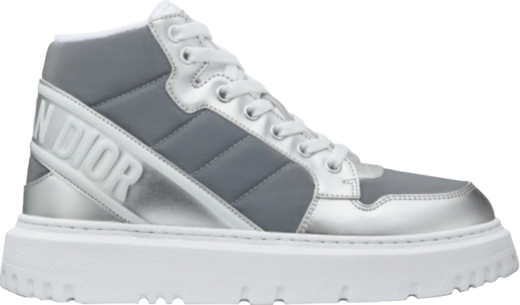 Dior Wmns D-Player 'Quilted Nylon - Silver Reflective'