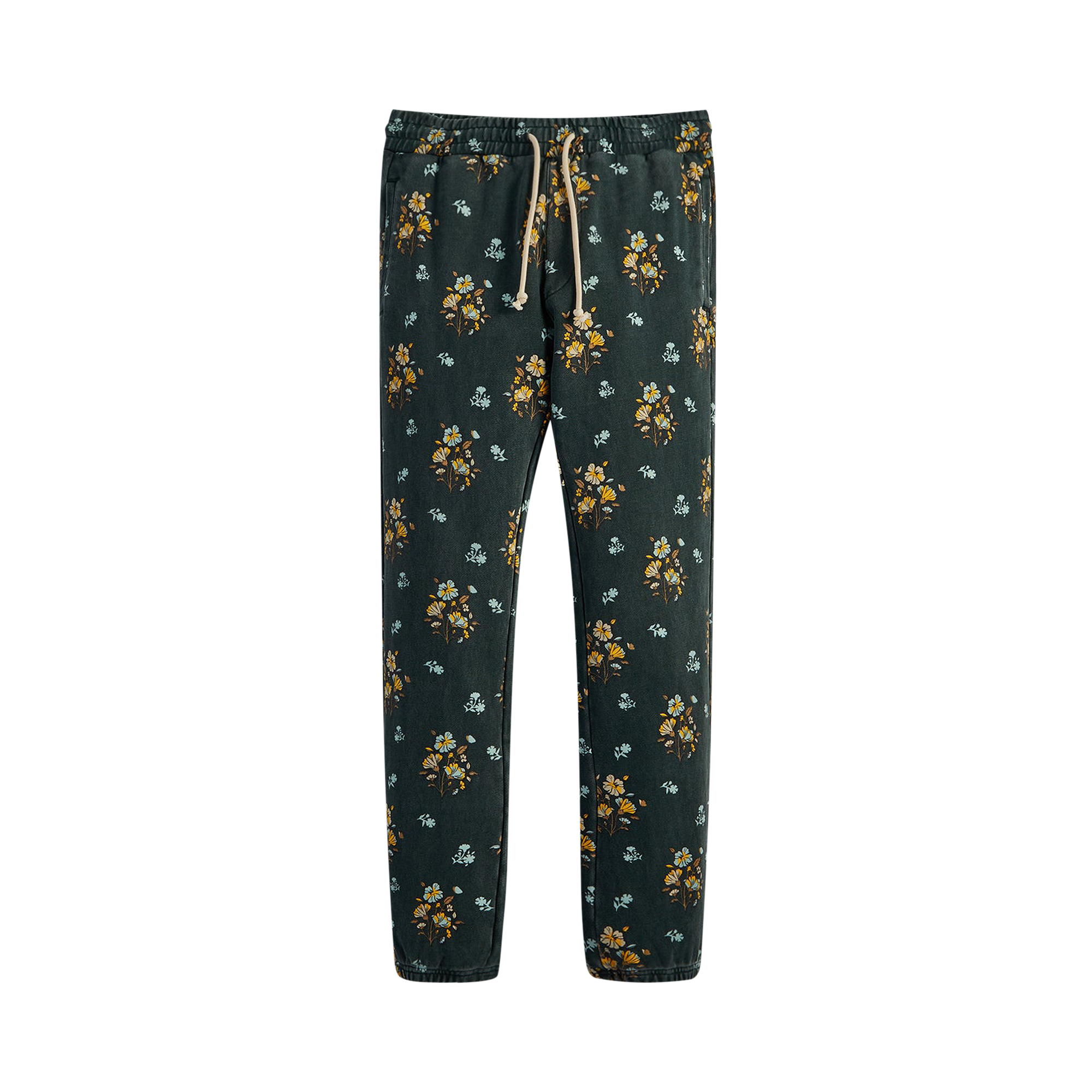 Pre-owned Kith Begonia Floral Williams I Sweatpant 'stadium' In Green