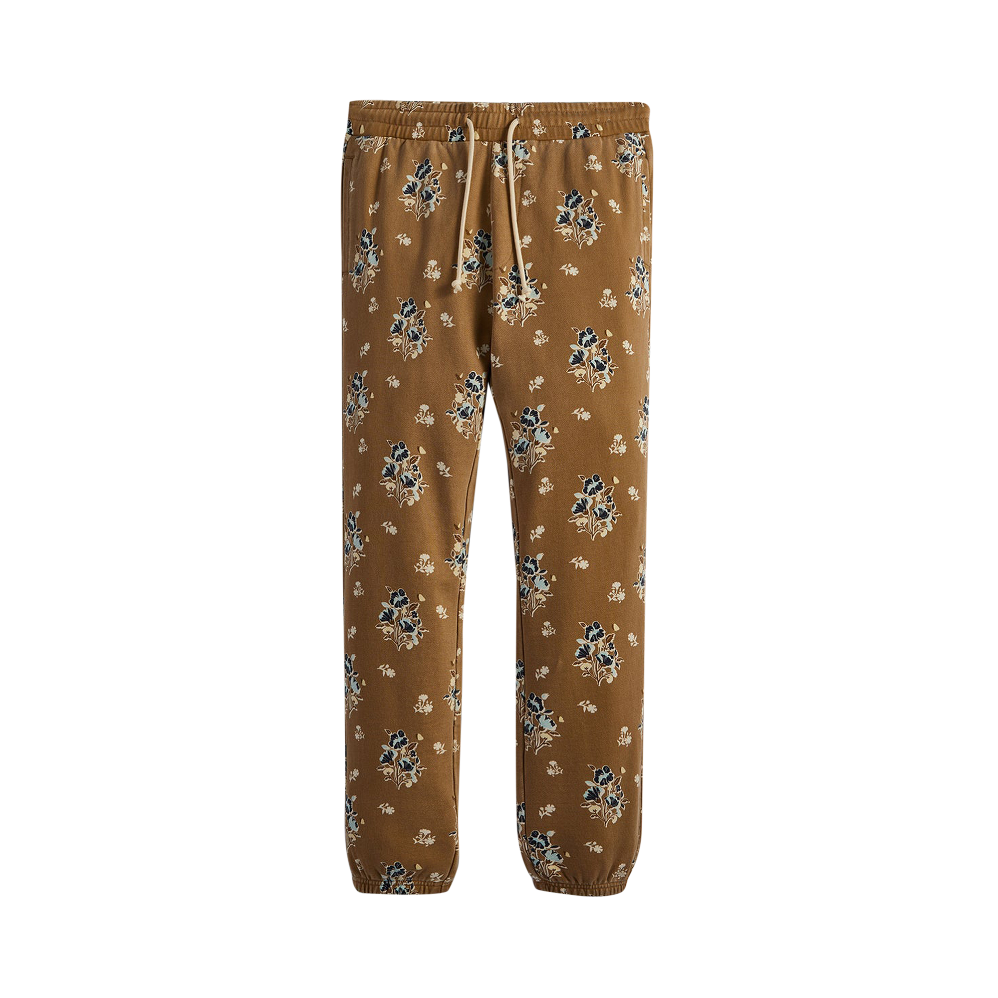 Pre-owned Kith Begonia Floral Williams I Sweatpant 'canvas' In Tan