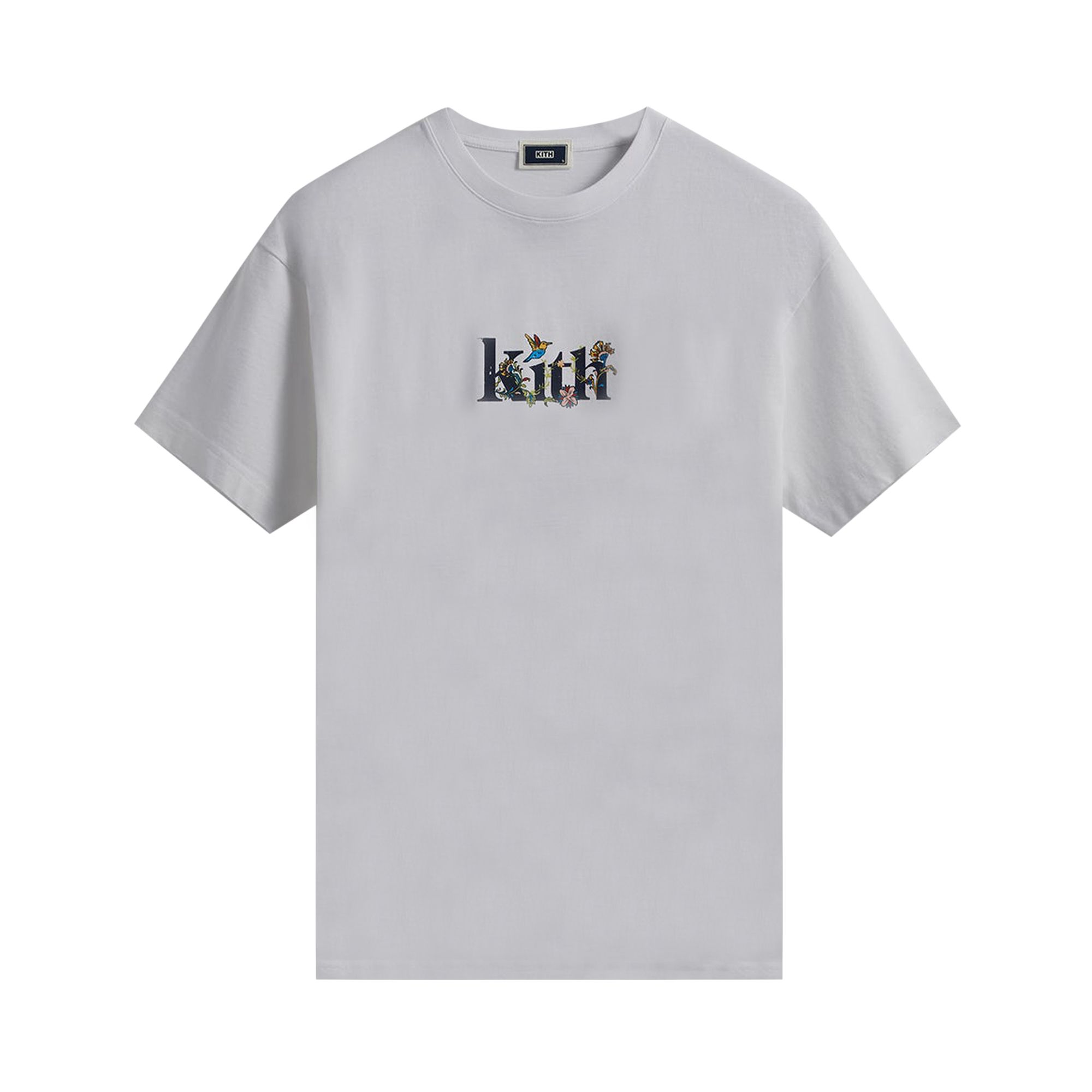 Pre-owned Kith Jacobean Serif Logo Vintage Tee 'white' | Men's Size L