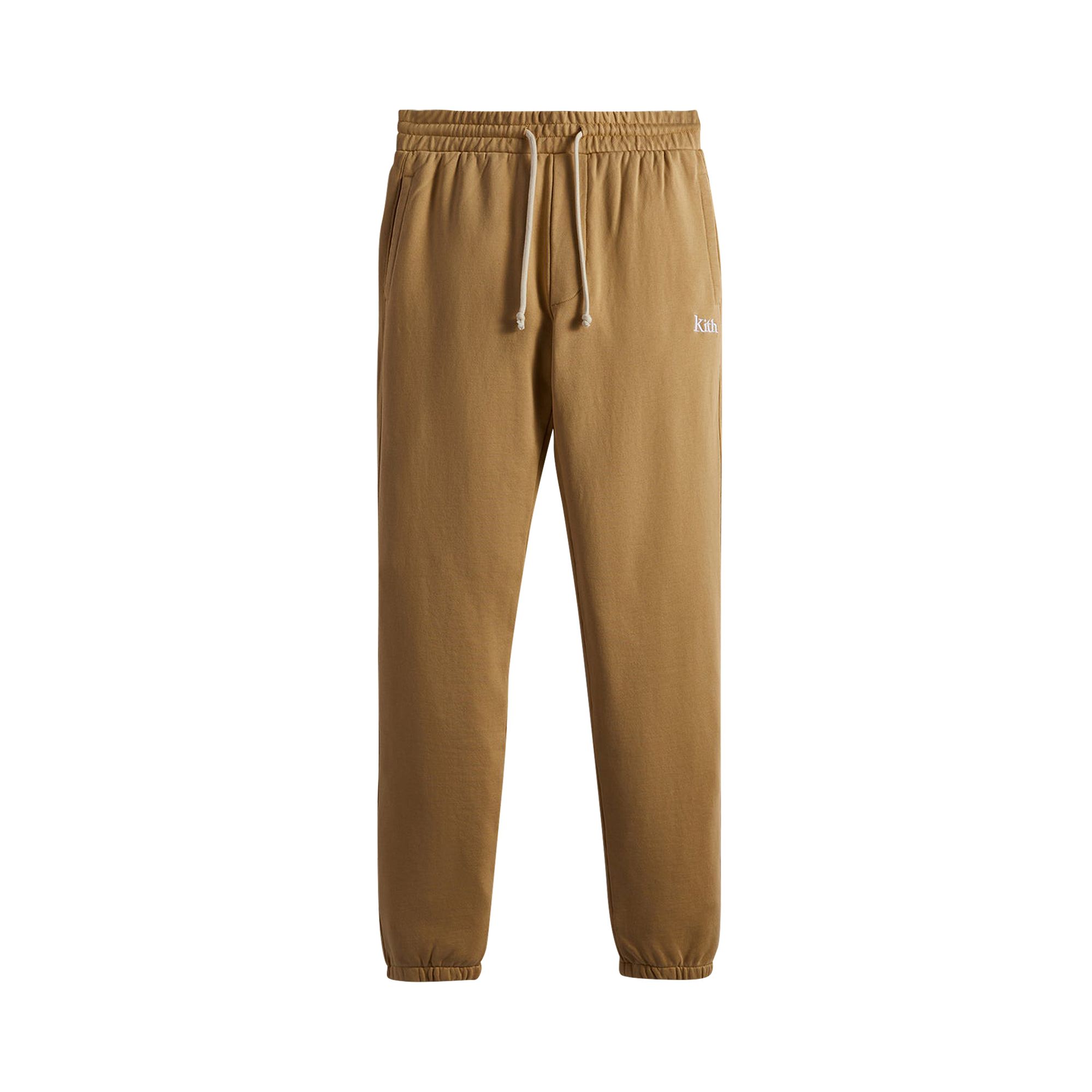 Pre-owned Kith Williams I Sweatpant 'canvas' | Tan | Men's Size Xl In Brown