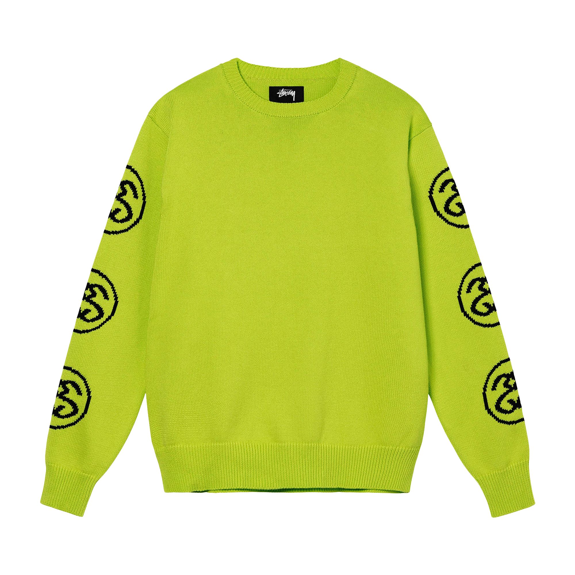 Stussy SS-Link Sweater 'Lime' | Green | Men's Size M