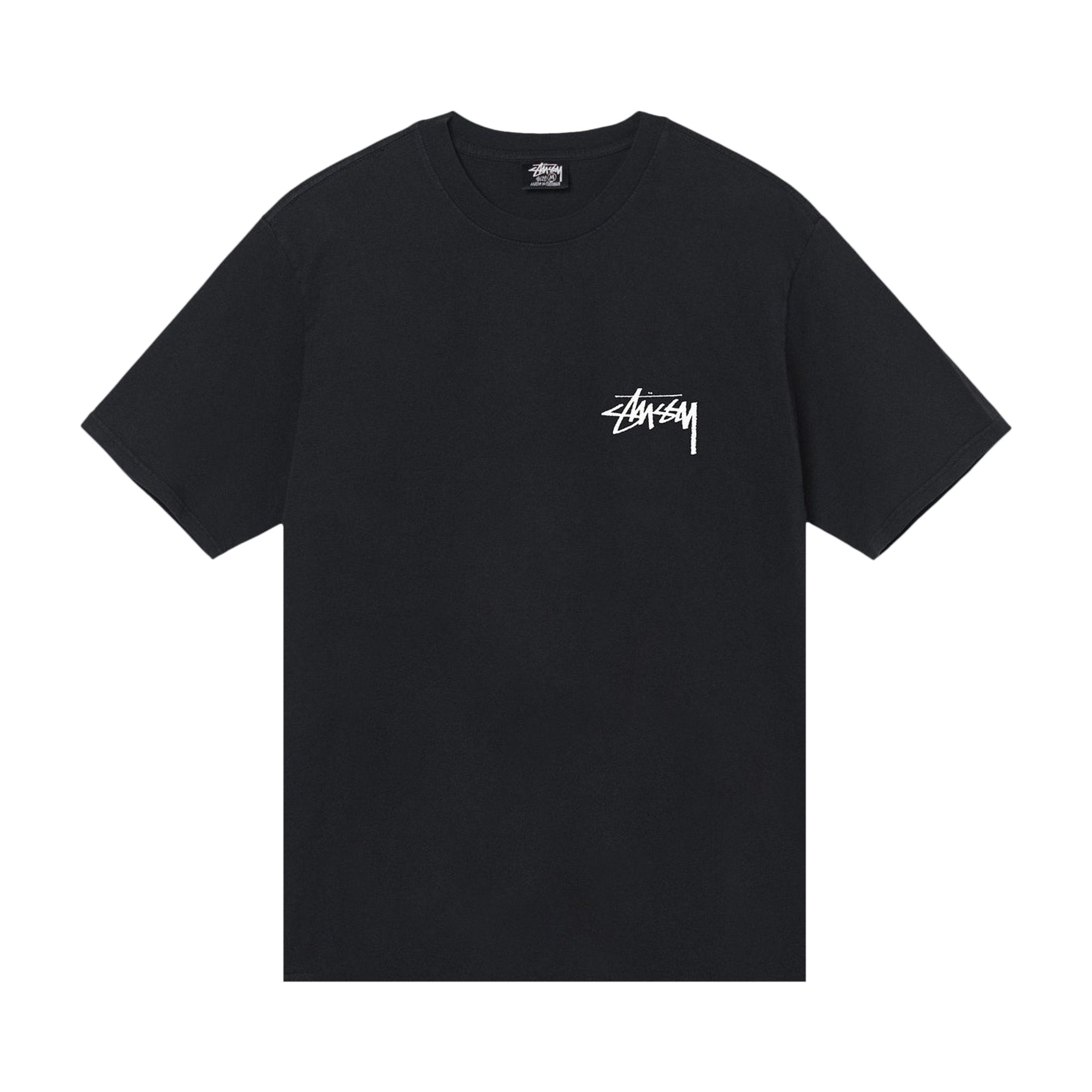 Stussy Big League Pigment Dyed Tee 'Black' | Men's Size S