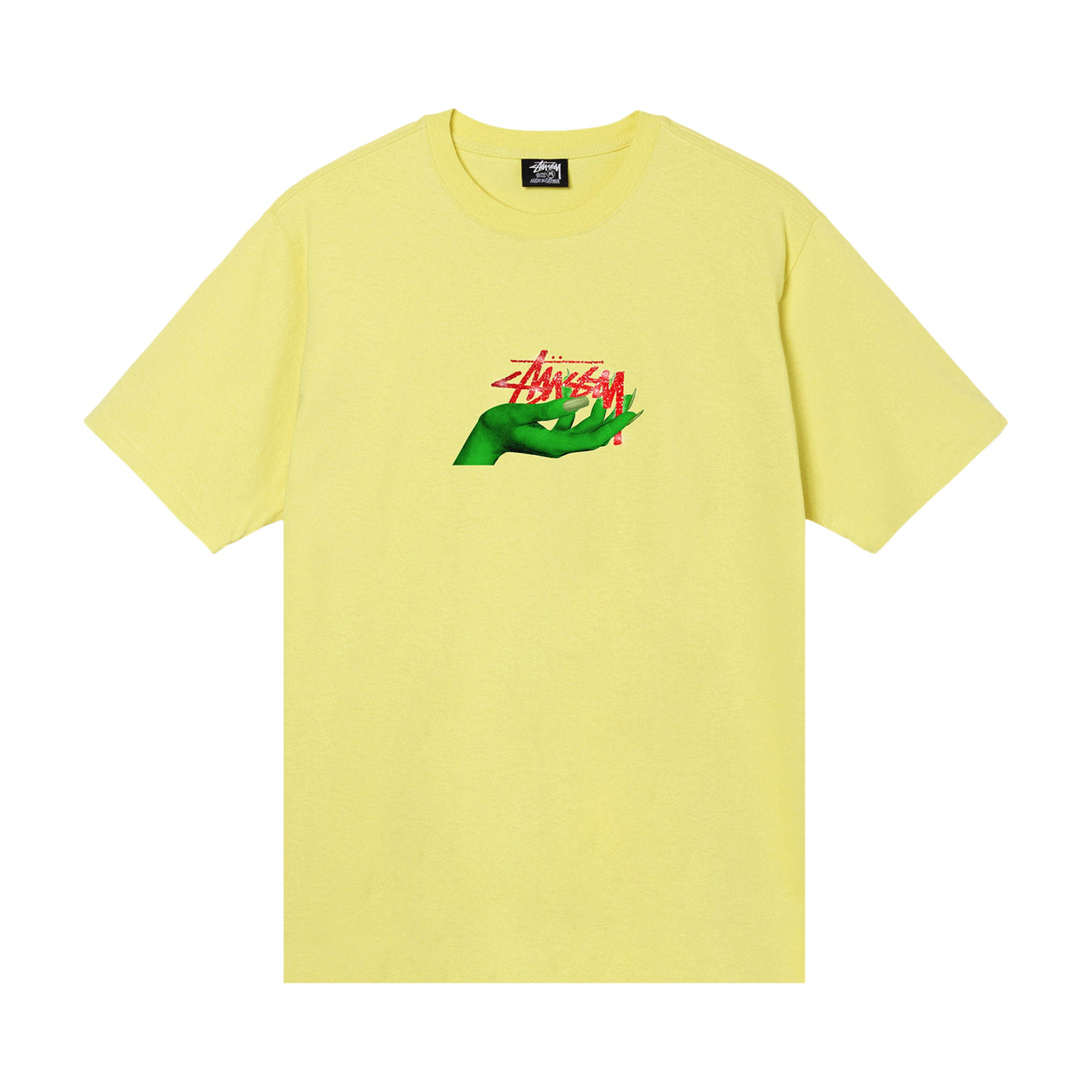 Pre-owned Stussy oz Tee 'yellow'