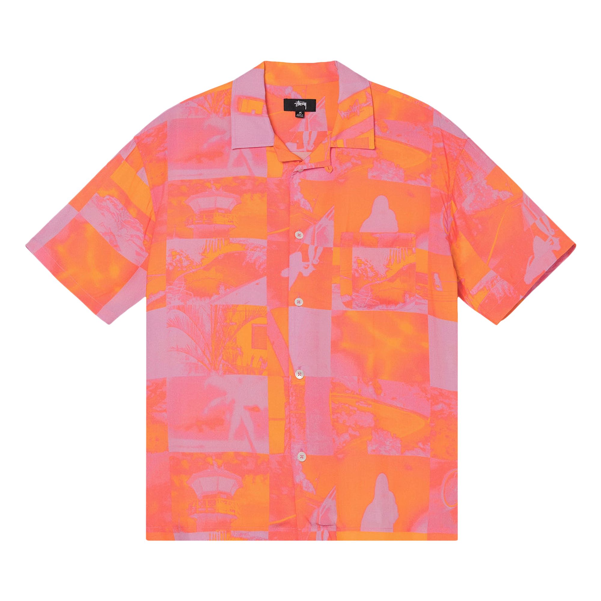 Stussy Photo Film Shirt 'Pink' | Men's Size M