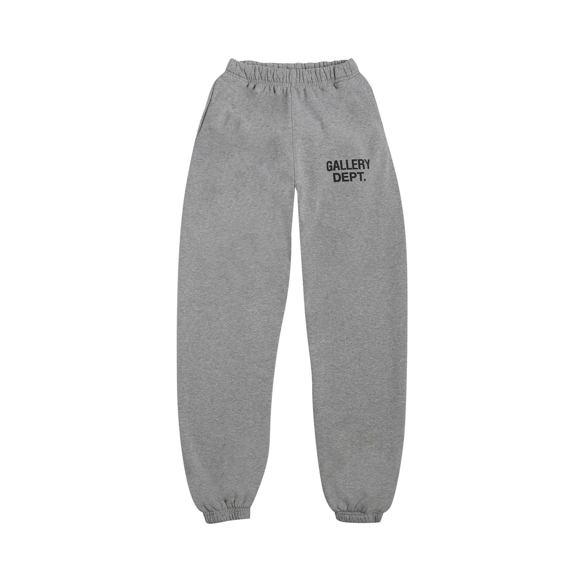 Gallery Dept. GD English Logo Sweatpants 'Heather Grey' | Men's Size XL
