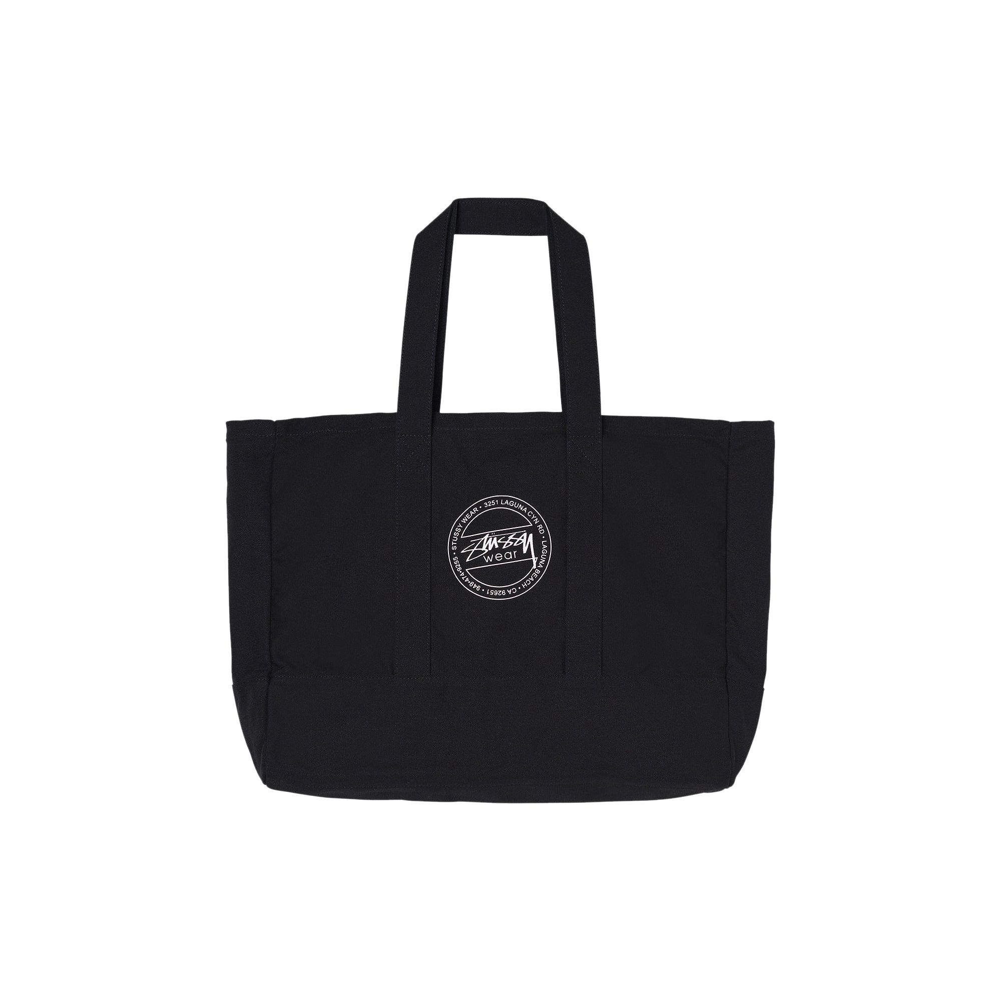 Pre-owned Stussy Canvas Tote 'black' | Men's Size Onesize