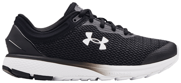 Under Armour Wmns Charged Escape 3 D Big Logo   Black White