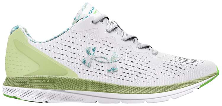 Under Armour Wmns Charged Impulse 2 Print   White Pale Olive