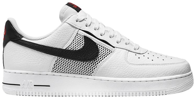 Air Force 1 07 LV8 Mesh Pocket White Black