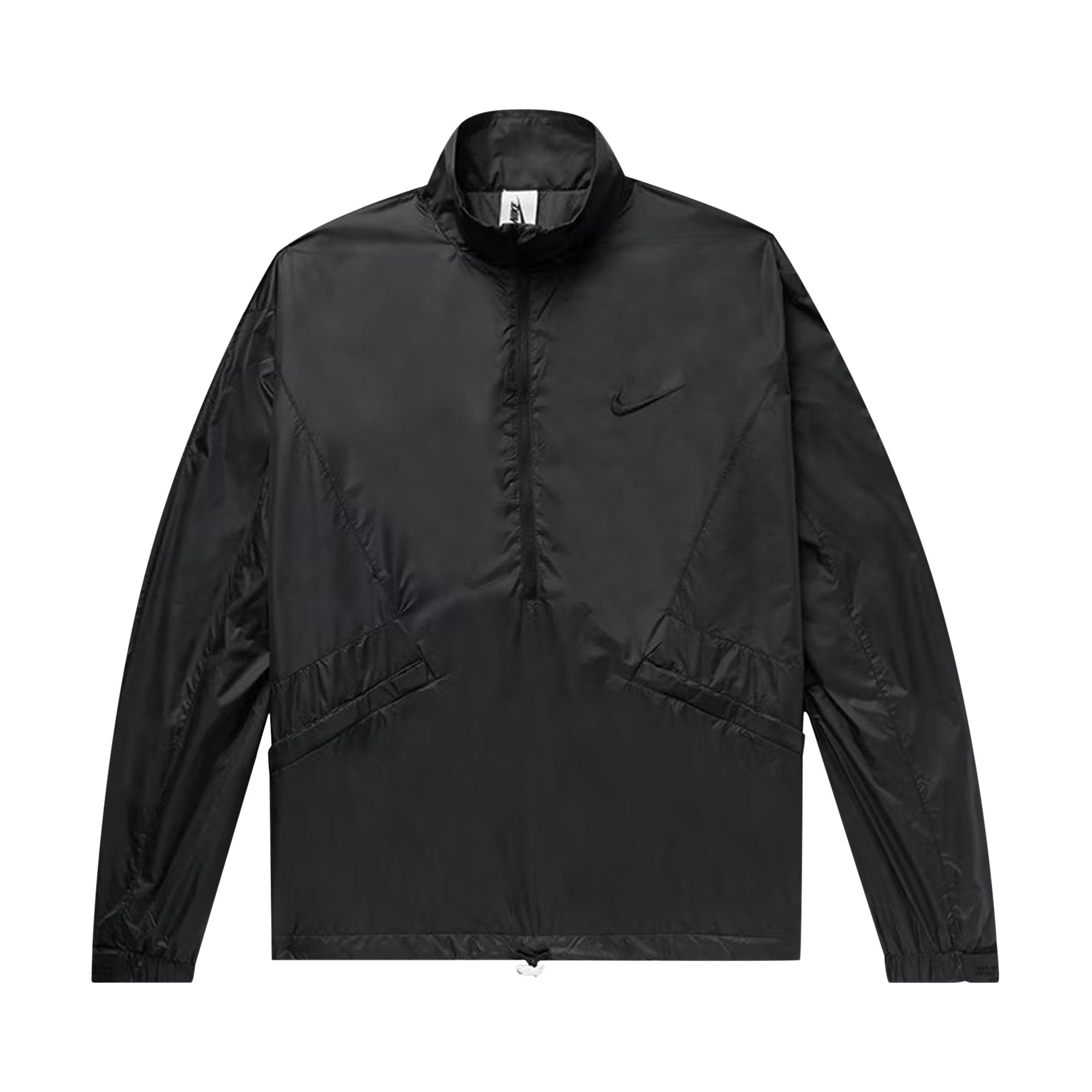 Fear of God Essentials x Nike Long-Sleeve Half Zip Jacket 'Black' | Men's Size S