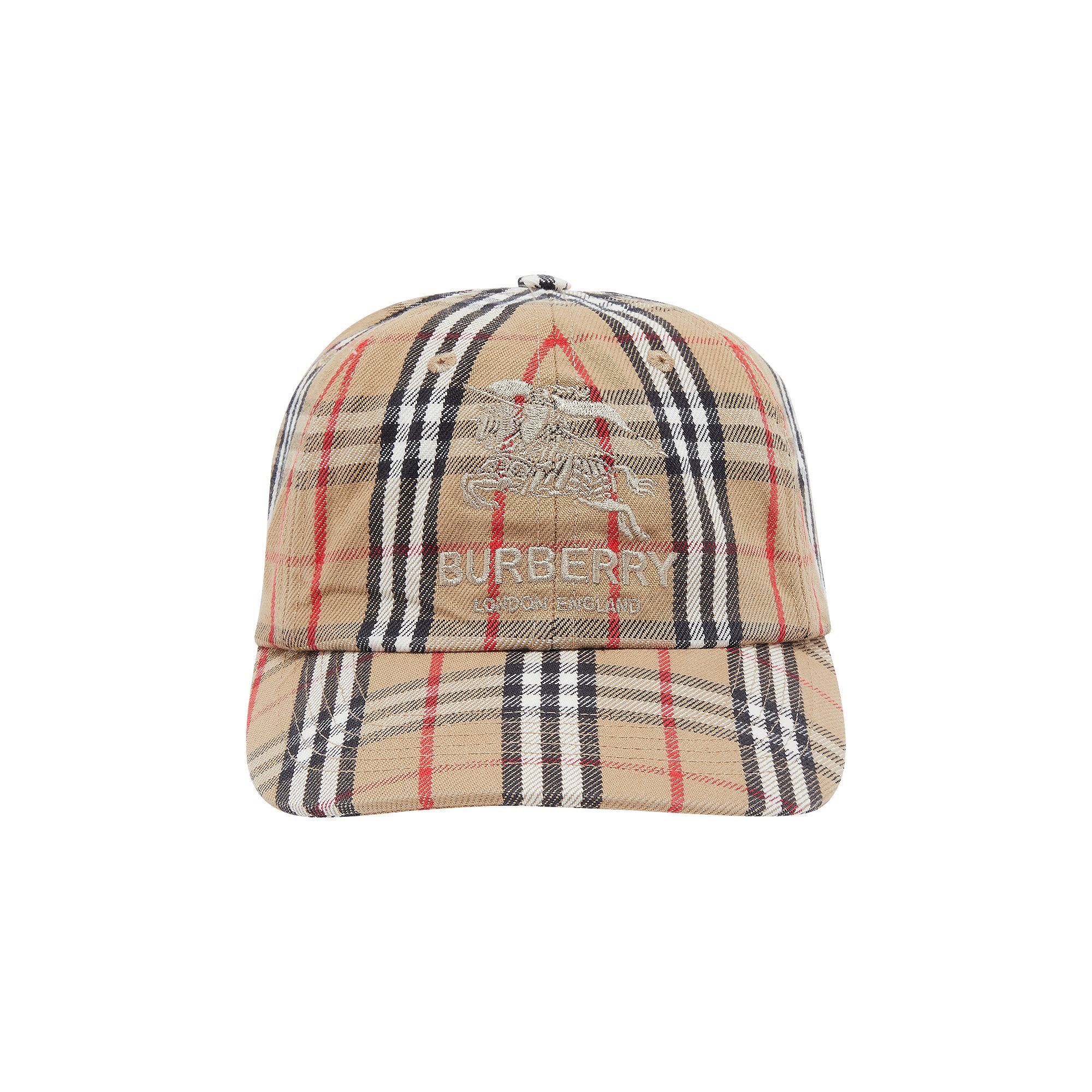 Supreme x Burberry Denim 6-Panel 'Beige' | Tan | Men's Size Onesize