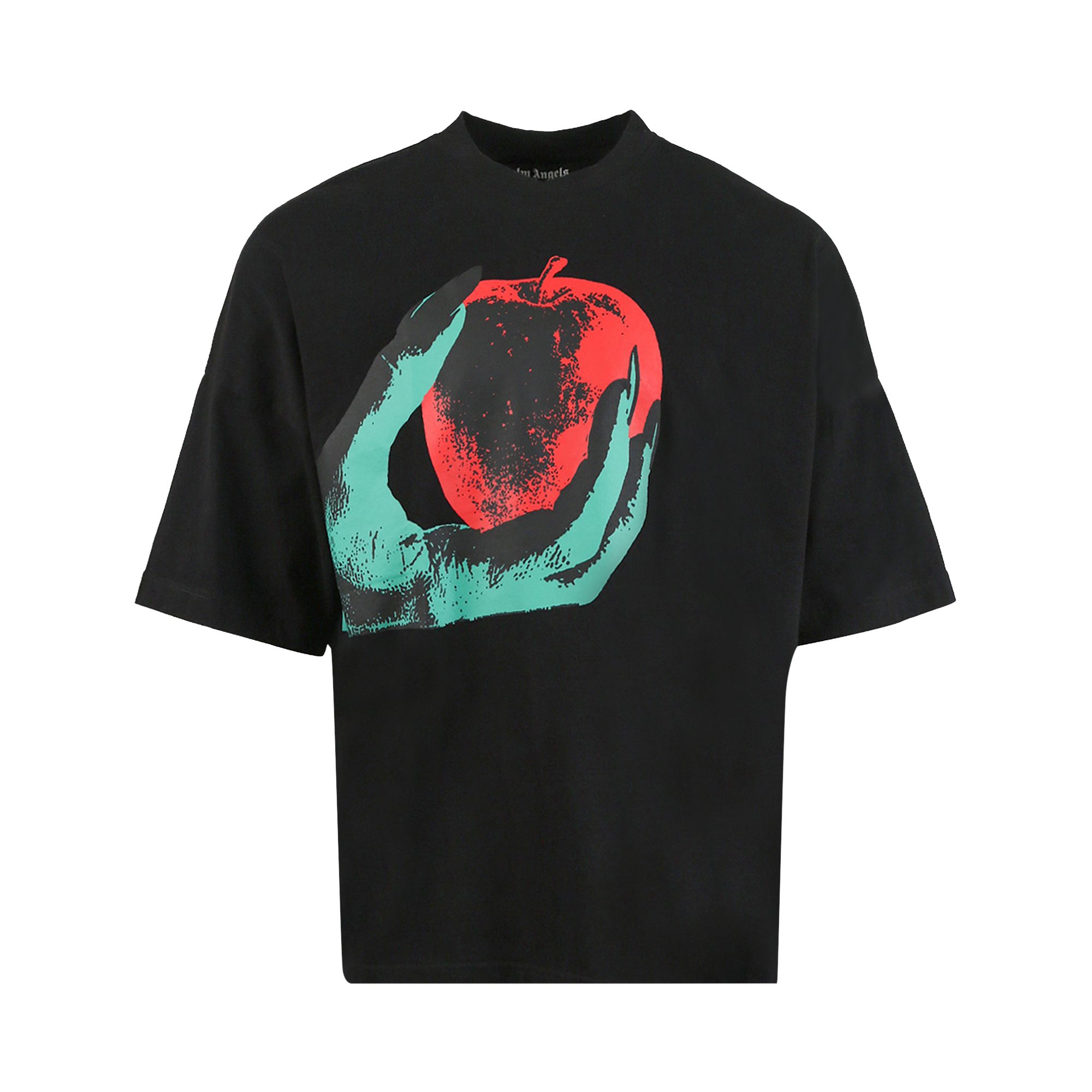 Palm Angels Apple Loose Tee 'Black/Red' | Men's Size M