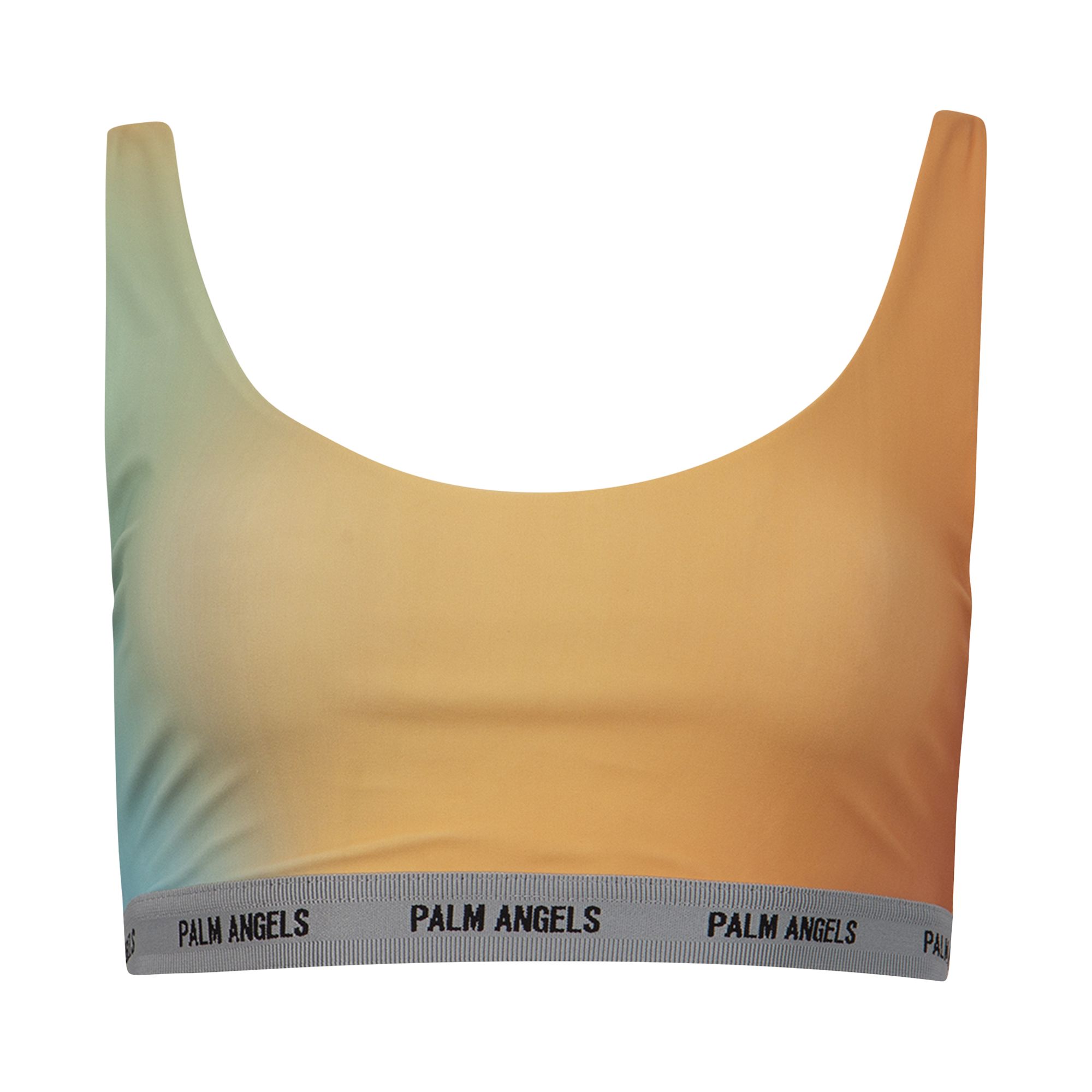 Palm Angels x The Webster Degrade Bikini Top 'Orange/Yellow' | Women's Size XS