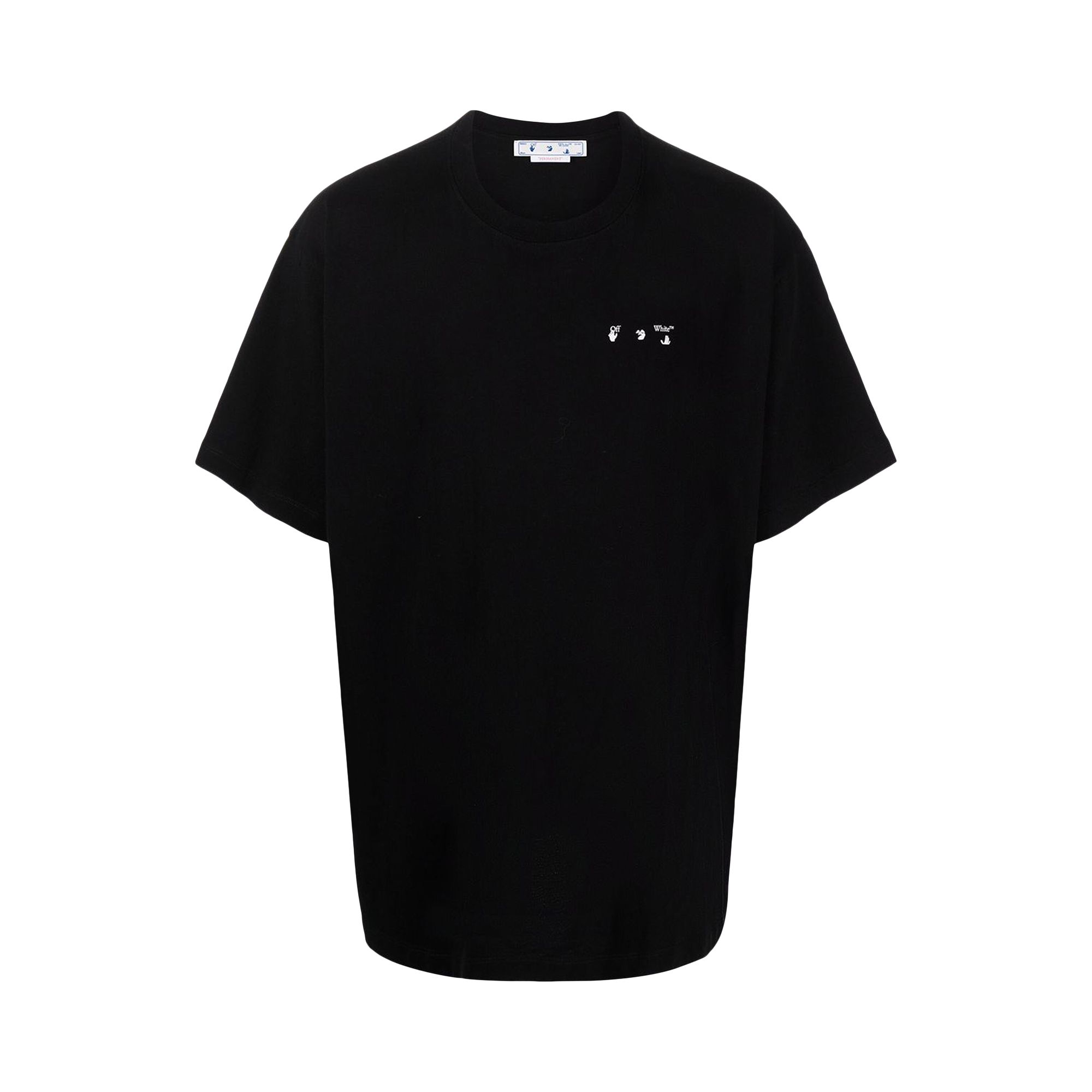 Off-White Caravag Paint Slim Short-Sleeve Tee 'Black' | Men's Size S