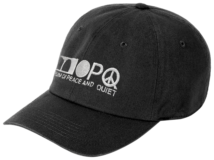 museum of peace & quiet キャップ　黒 Museum of Peace & Quiet Wordmark Nylon Hat Black | Cultizm