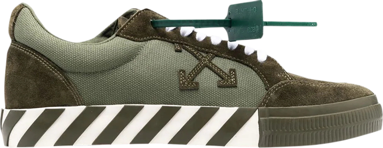 Off White Vulc Sneaker Military Green